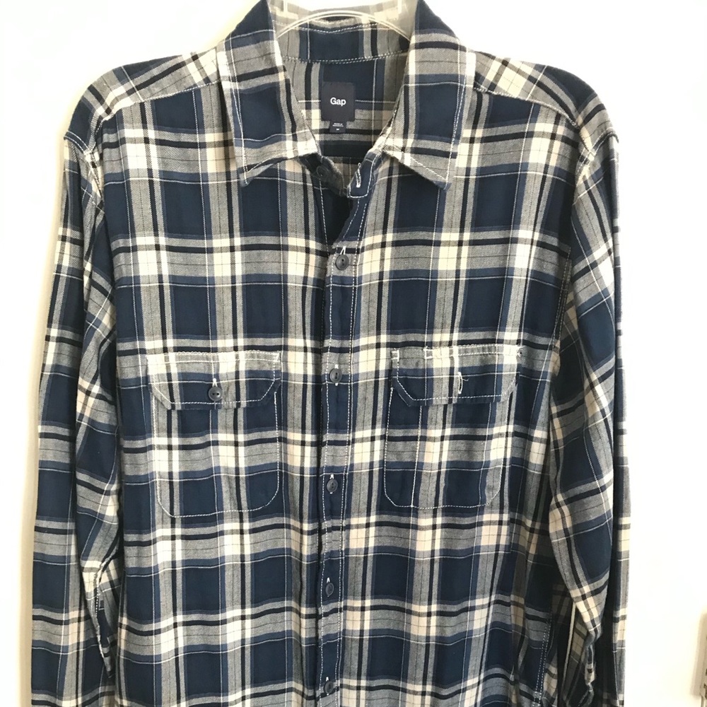 Men’s plaid button up - Picture 1 of 3